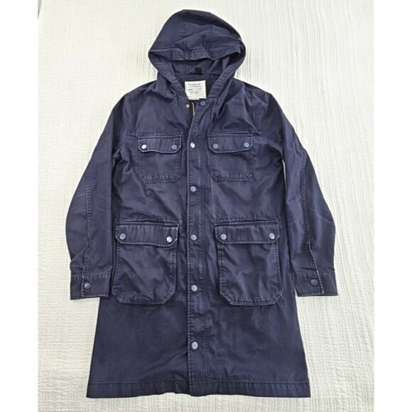 DB Supply Other - DB Supply Coat Adult Men's Size Small Navy Blue Chore Coat Hoodie‎ EUC Long